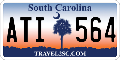 SC license plate ATI564