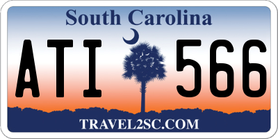 SC license plate ATI566
