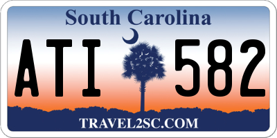 SC license plate ATI582