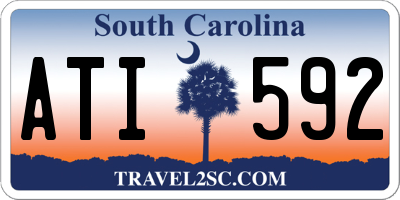 SC license plate ATI592