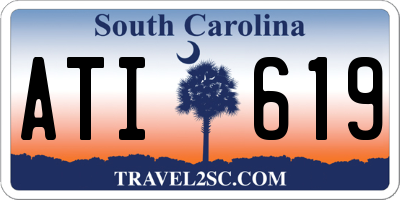 SC license plate ATI619
