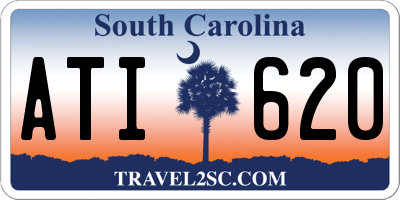 SC license plate ATI620