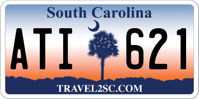 SC license plate ATI621