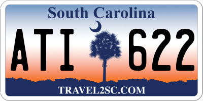 SC license plate ATI622