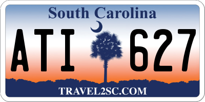 SC license plate ATI627