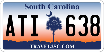 SC license plate ATI638