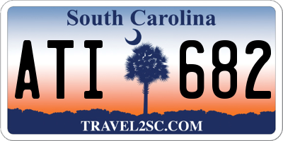 SC license plate ATI682