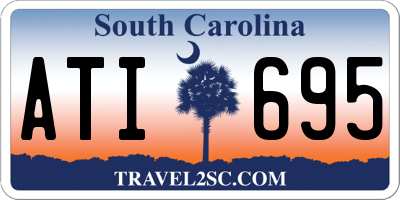 SC license plate ATI695