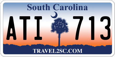 SC license plate ATI713