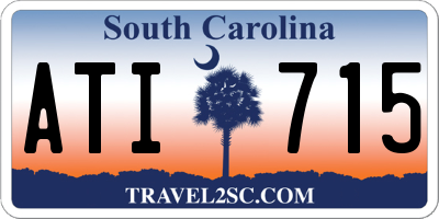 SC license plate ATI715