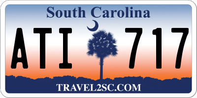 SC license plate ATI717