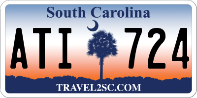 SC license plate ATI724