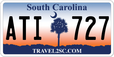 SC license plate ATI727