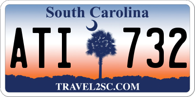 SC license plate ATI732