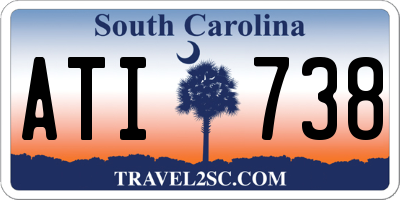 SC license plate ATI738