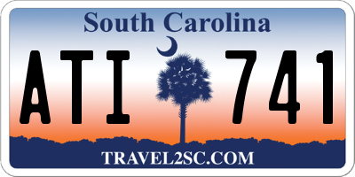 SC license plate ATI741