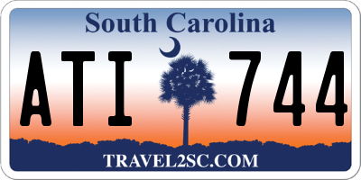 SC license plate ATI744