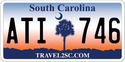 SC license plate ATI746