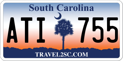 SC license plate ATI755