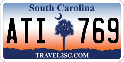 SC license plate ATI769
