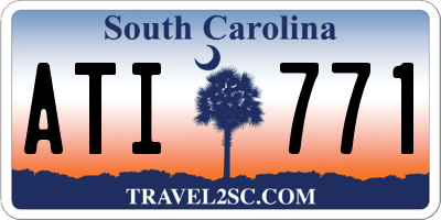 SC license plate ATI771