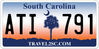 SC license plate ATI791