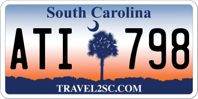 SC license plate ATI798