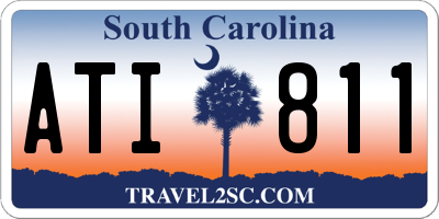 SC license plate ATI811