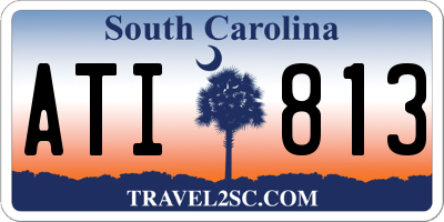 SC license plate ATI813