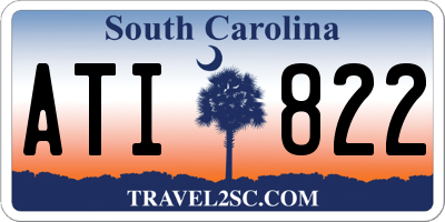 SC license plate ATI822