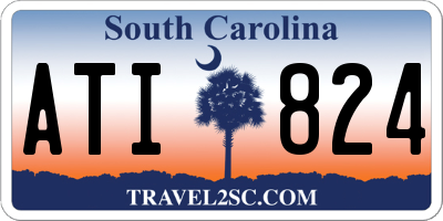 SC license plate ATI824