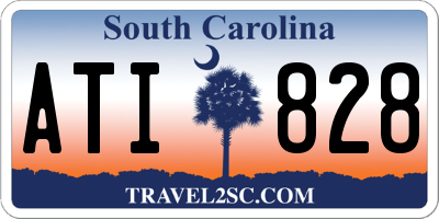 SC license plate ATI828