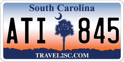 SC license plate ATI845