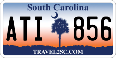 SC license plate ATI856