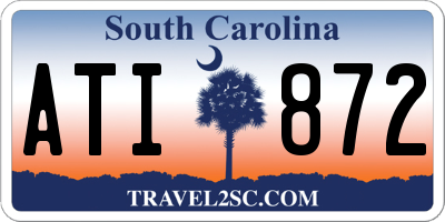 SC license plate ATI872