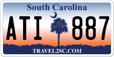 SC license plate ATI887