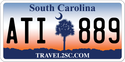 SC license plate ATI889