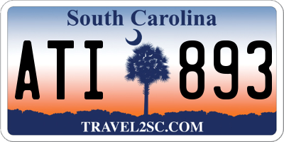 SC license plate ATI893