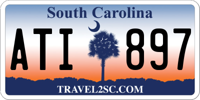 SC license plate ATI897