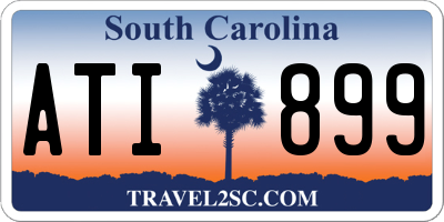 SC license plate ATI899