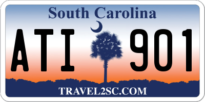 SC license plate ATI901