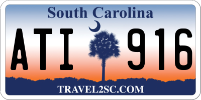 SC license plate ATI916