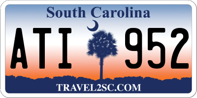 SC license plate ATI952