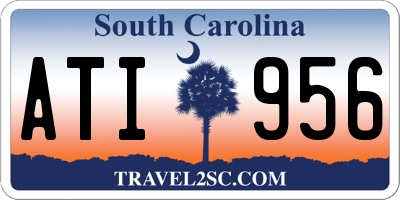 SC license plate ATI956