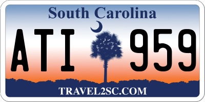 SC license plate ATI959