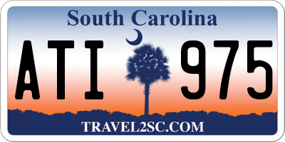 SC license plate ATI975