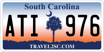 SC license plate ATI976