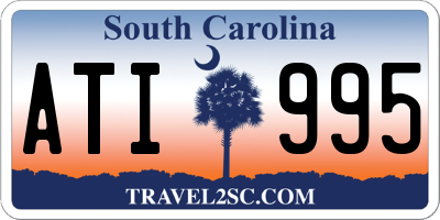 SC license plate ATI995