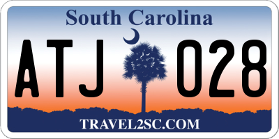 SC license plate ATJ028
