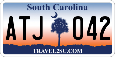 SC license plate ATJ042